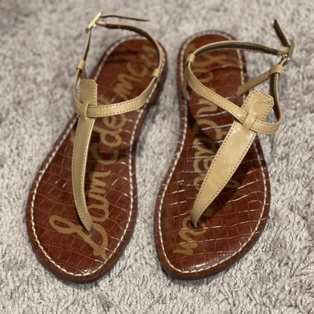 Sam Edelman Brown and Tan Sandals